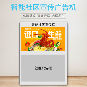 上海奇屏电梯智能广告机21.5寸