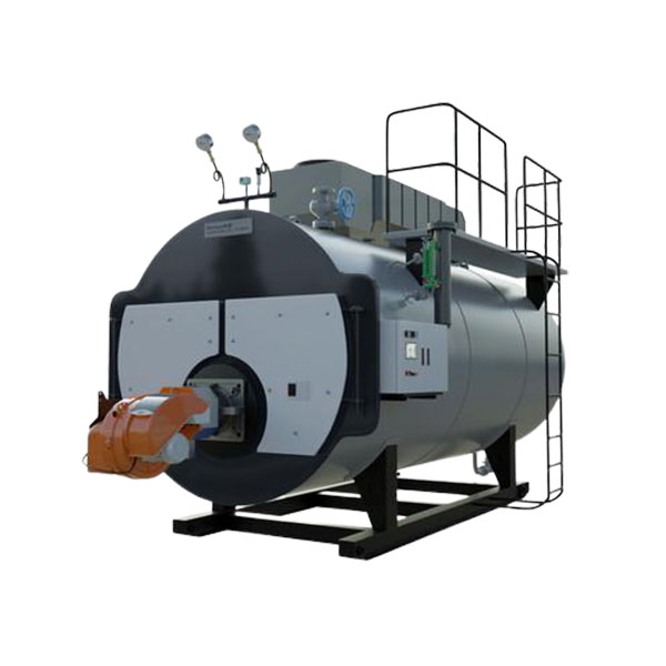 清徐8噸燃油熱水鍋爐--氮燃燒機改造