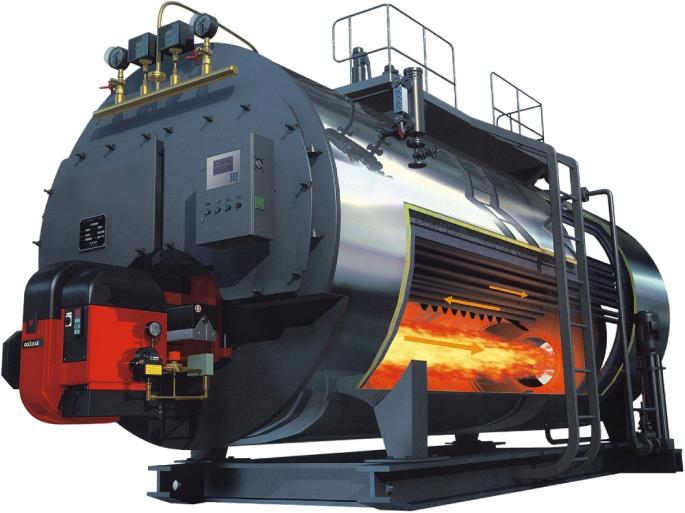 20噸全自動預混燃氣熱水鍋爐--地暖-暖氣片-循環加熱供暖