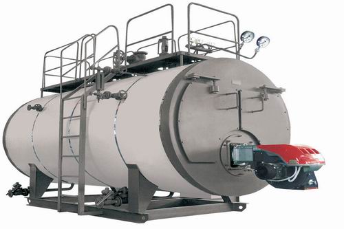 商洛8噸燃氣低氮熱水鍋爐--氮燃燒機改造