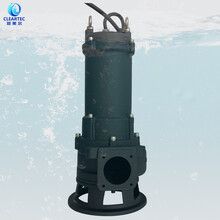 WQ潜污泵安装潜水泵排污效果半开式叶轮离心泵