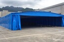 户外防雨推拉蓬伸缩式遮阳蓬移动收缩折叠帐篷车棚活动工地遮雨棚