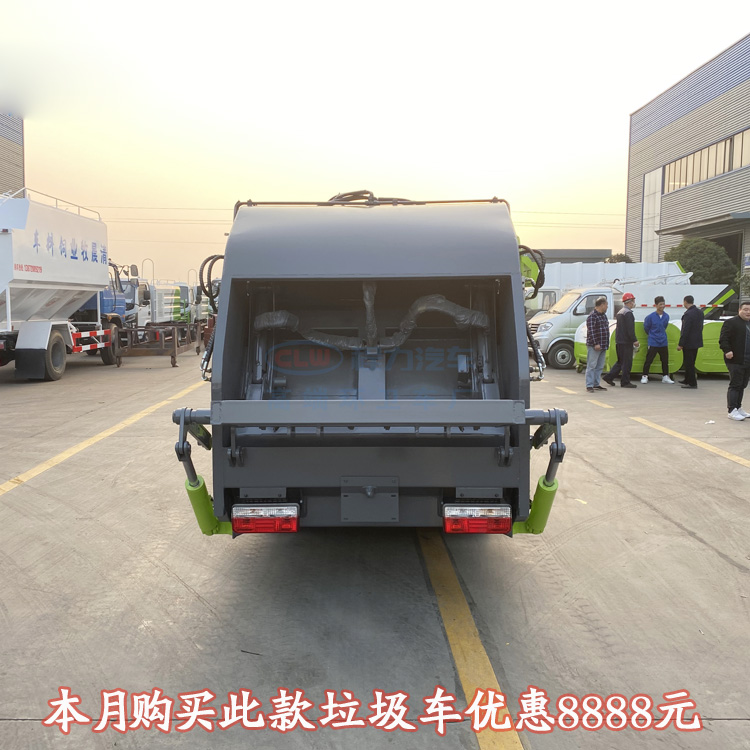 东风天龙15吨垃圾压缩车5吨垃圾转运车厂家报价