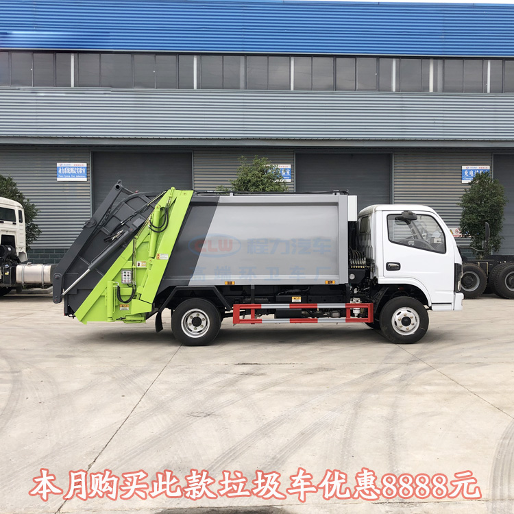 东风天龙18吨压缩垃圾车大型厂矿用的垃圾车2021新款