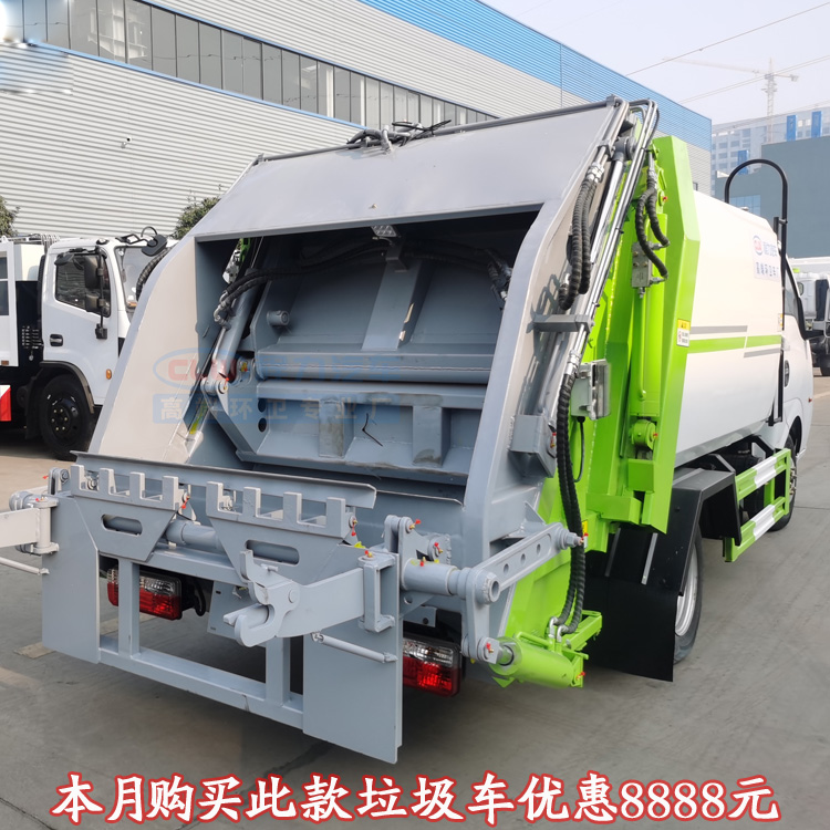 东风天龙15吨压缩垃圾车18吨废物运输车厂家报价