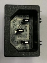 贝尔佳插座ST-A01-003JKT-S33+M01品字形C14电源插座带屏蔽罩和C14马口铁电源插座
