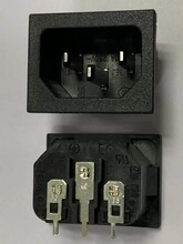 PCB电源插座之适配器插座和PCB充电器插座ST-A01-003JT-33三芯品字形插座