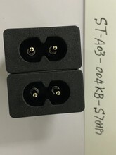 贝尔佳插座ST-A03-004KB-S八字形插座用于室内电器的187端子通过CCC认证UL认证电源插座