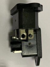 锁式储能插座三孔插座ST-A01-002L-B2锁螺丝端子的C14插座
