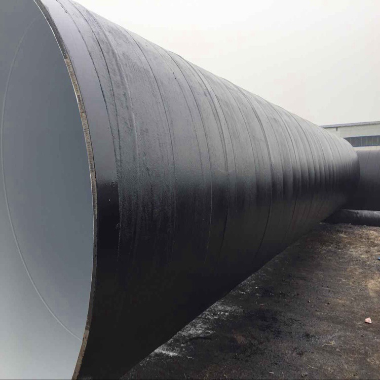 污水处理用 环氧煤沥青防腐螺旋焊管 3pe钢管