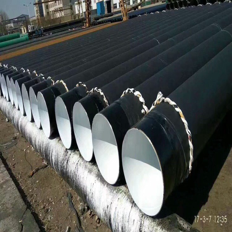 环氧煤沥青螺旋钢管砂浆防腐钢管现货供应