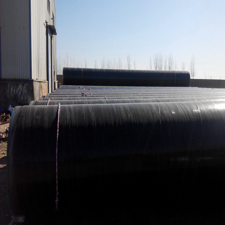 污水处理防腐钢管 环氧煤沥青涂料防腐钢管 大口径给水涂塑钢管