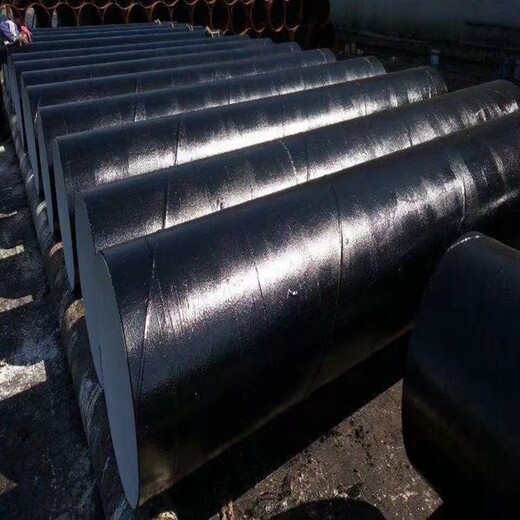输水防腐钢管环氧煤沥青防腐焊管加强级包覆式3pe防腐钢管