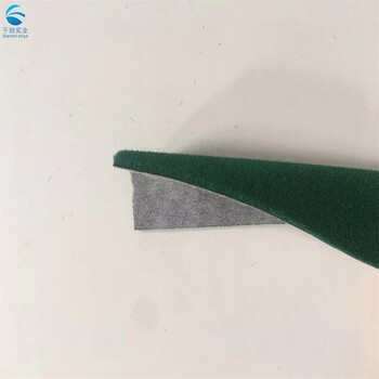 浙江防滑包辊绿绒布价格验布机起毛机用包辊绿绒带厂家直发
