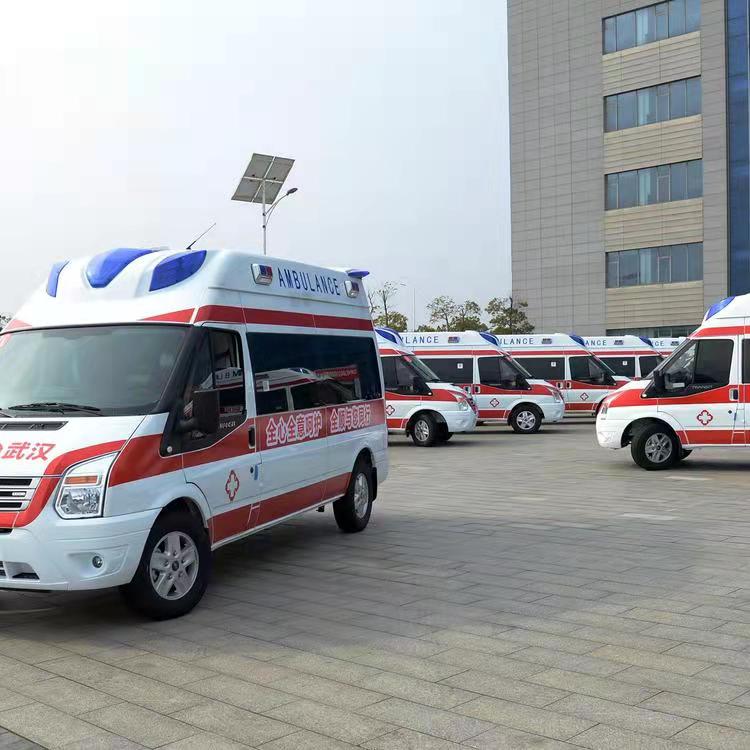 郑州120救护车出租转运-长途救护车电话-随车医护人员