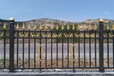 甘肃铝护栏大门酒泉铝艺护栏围墙围栏小区铝艺护栏加工定制