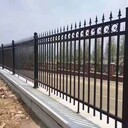 西安锌钢围墙护栏厂区外墙栅栏方管带尖组装围栏