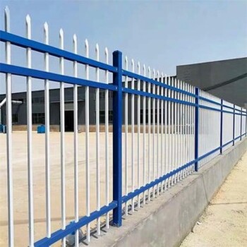 榆林小区围墙护栏厂区铁艺焊接围栏定制学校外墙围栏