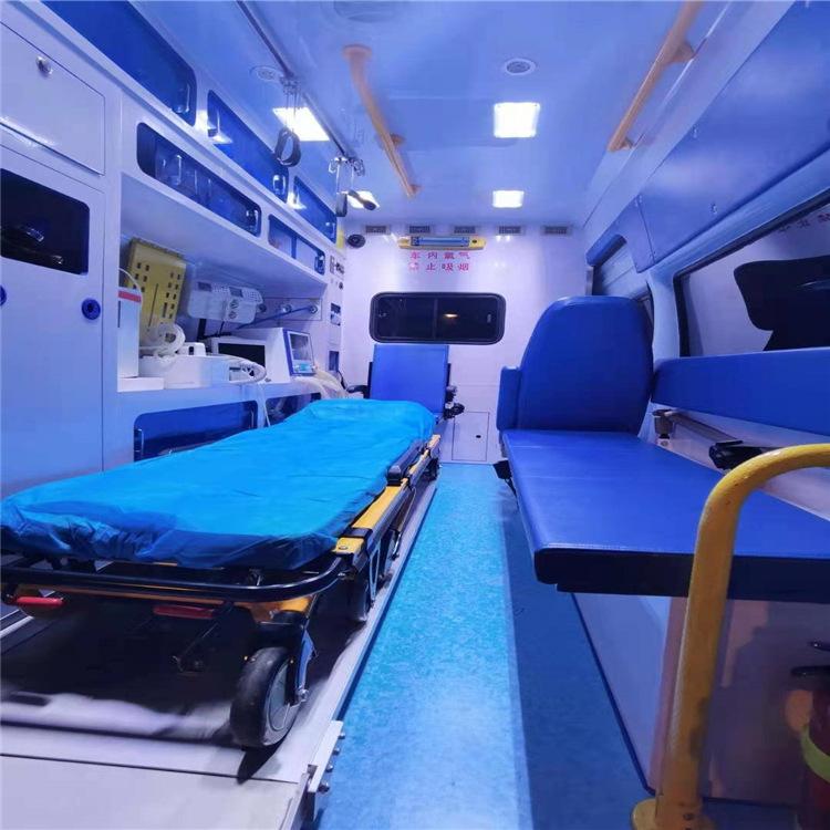 唐山正规120救护车租赁 担架车转运 运护送团队