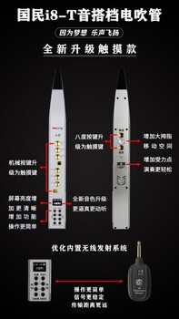 国产i8-T音搭档触摸款电吹管航空箱包装