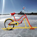 冰上自行车冰上娱乐项目双人亲子冰上自行车户外运动冰上自行车
