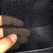 黑色金刚网批发高透明度防蝇网防火防盗门窗网30米一卷
