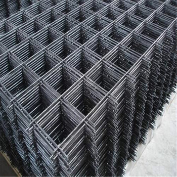 湖南钢筋网20孔2乘1米黑片平纹焊接型建筑地面加固网