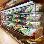 商超设备水果风幕柜酸奶牛奶风幕柜超市熟食立风柜
