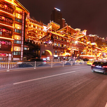 夜景灯饰亮化工程城市照明LED户外显示屏