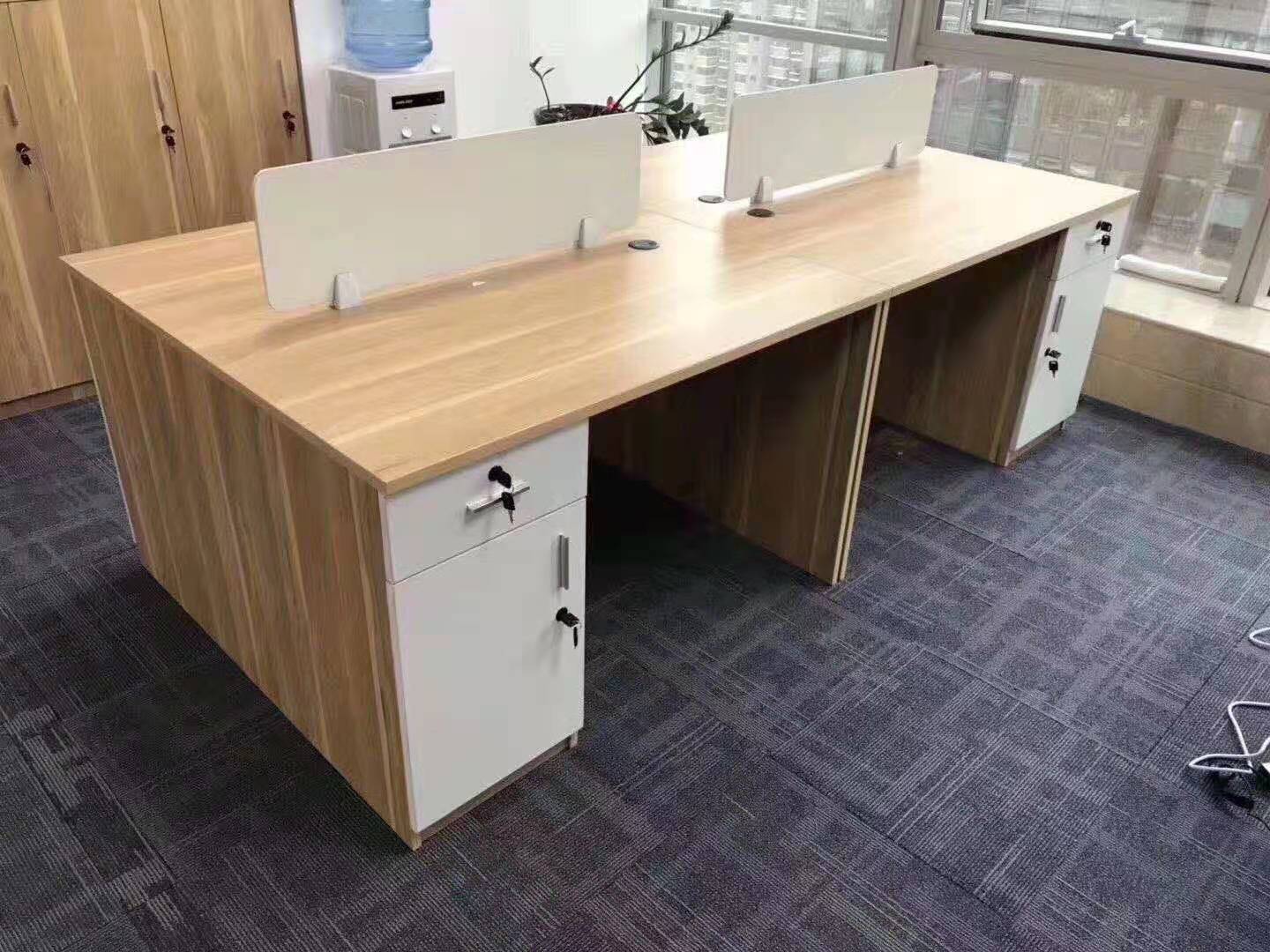 太原厂家可定制简约现代办公桌多人工位办公桌