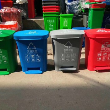 长治厂家出售农村小区户外240升塑料大垃圾桶废料垃圾桶