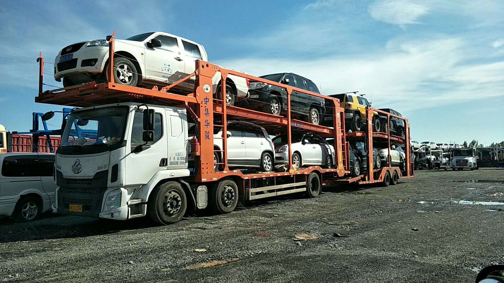 英吉沙县拖运商品车到嘉兴汽车托运公司