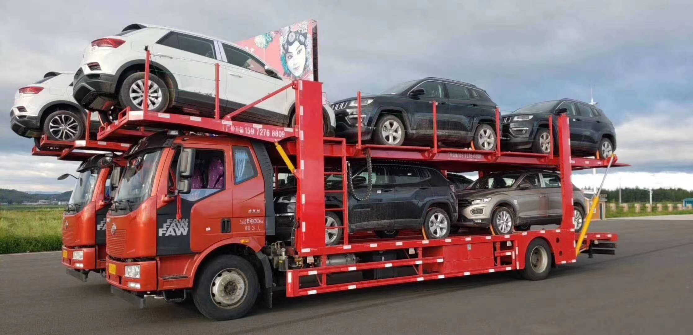 麦盖提往返#拖运商品车拖运SUV可以门取车