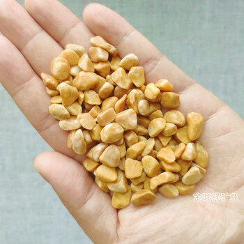 河南黃色水洗石廠家米黃色水洗石石子米黃石子原產(chǎn)地