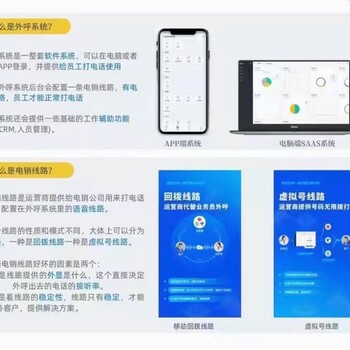 数企电销外呼系统，线路系统，系统含CRM客户管理+OA办公