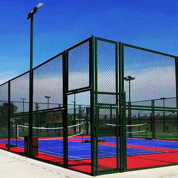 鑫旺豐體育場圍網體育場鐵絲網鐵絲勾花網實體工廠