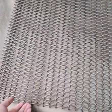 金属螺旋装饰网帘不锈钢碳钢定制室内外隔断