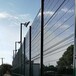 商洛市双夹丝笼式球场运动球场围网框架隔离围网