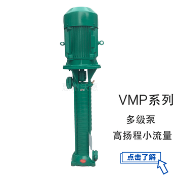 沃德泵业立式多级泵VMP50X9铸铁泵供水泵