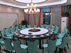 酒店家具供应酒店实木电动餐桌圆形电动餐桌电动玻璃餐桌