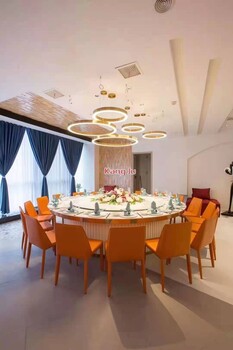 電動轉(zhuǎn)盤餐桌酒店電動圓桌電動大理石餐桌電動大圓桌
