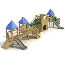 儿童户外PE板滑梯组合幼儿园滑梯非标设备游乐园PE板游乐设备