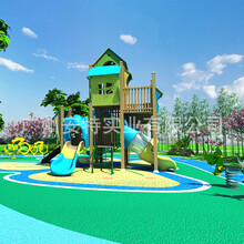 大型公园设计儿童木质滑梯儿童公园创意滑滑梯木质造型滑梯组合