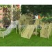儿童主题公园游乐设施大型无动力游乐设备儿童树屋组合滑梯设备