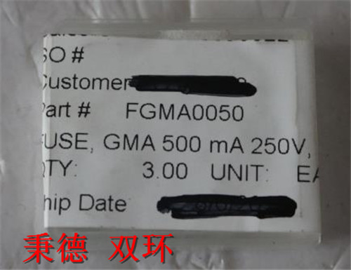 进口CWS熔断器P/N:FGMA0050