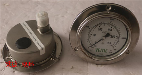 Ventil测压表PBX100XJKL10-250Bar厂家