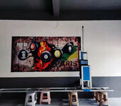 工业墙体彩绘机户外乡村文化墙广告喷绘机室内3d5d背景墙喷绘机