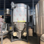 2000kg立式塑料搅不锈钢均化仓拌机饲料化肥拌料机