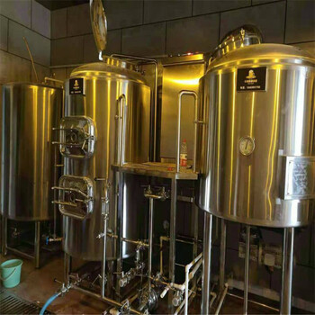 供應南京的精釀啤酒設備廠家2噸啤酒糖化設備