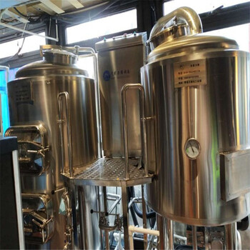 湖南饭店精酿啤酒设备小型啤酒设备500升酿啤酒的设备